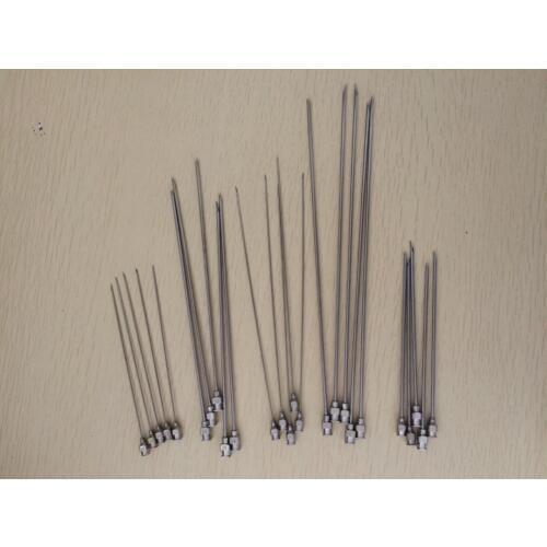 5pcs 100mm Long 25G To 13G Stainless Steel Syringe Needle Dispensing Needle Lab Experiment Needle Sharp End