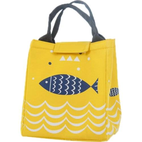 Cute Cartoon Insulation Bags Large Capacity Picnic Thick Aluminum Foil Insulation Package Lunch Bags