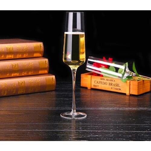 2pcs Crystal Glass Hand-blown 500ml Champagne Goblet pb-free Wedding Wine Glasses Cups Shot Birthday Christmas Gift