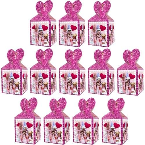 Baby Boss Party Supplies Candy Box Baby Shower Birthday Party Decor Cartoon Cocomelon Candy Bag Kids Birthday Paper Gift Boxes