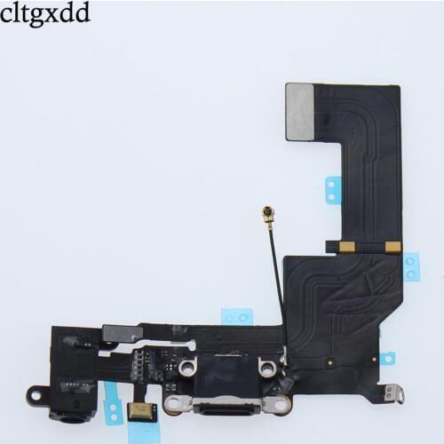 Cltgxdd For iPhone 5S USB Charger Dock Charging Port Connector Headphone Jack Mic Flex Cable