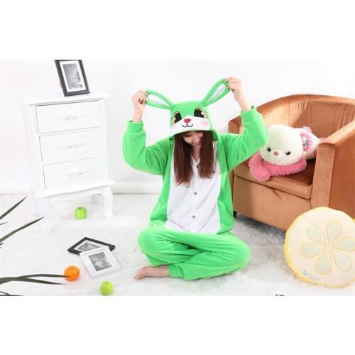 Winter animal pajamas, adult cartoon animal rabbit costumes, mens and womens pajamas Cosplay costumes