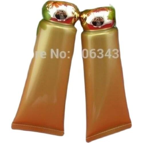40ml gold soft tube or mildy wash tube or butter or handcream tube with gold round lid