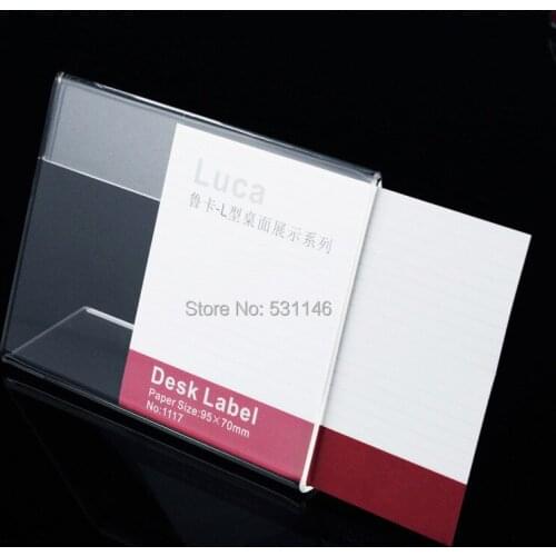100pcs Product parameters advertisng Poster price tag Display board Table Card Clear Acrylic