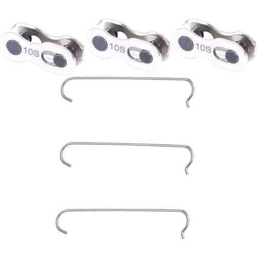 3 Steel Bicycle Missing Link 6-11 Chain Master Chain Link & Chain Hooks