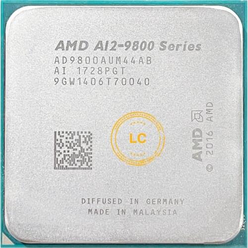 AMD A12-Series A12-9800 A12 9800 Series 3.8 GHz Quad-Core CPU Processor AD9800AUM44AB AD980BAUM44AB Socket AM4