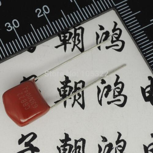 Free shipping CBB Cap CBB22 630V104J 0.1UF 100nf P=10MM Film cap 100pcs/LOT