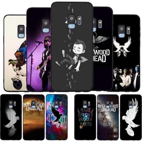 Hollywood Undead black Soft phone Case For Samsung S20 S10 S9 S8 S7 edge Plus Lite Note 8 9 10 A6 A7 A8 A9 2018 Cover