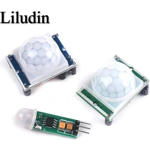 HC-SR501 HC-SR505 Adjust IR Pyroelectric Infrared Mini PIR Human Sensor Detector Module Bracket for Arduino