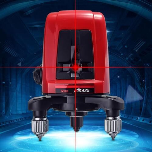 Swivel Head Level Tools 360degree Self Leveling Cross Laser line spirit Red 2 Line 1 Point Automatic Leveling Laser Level