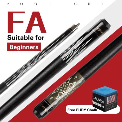 CRICAL FA-1/2 Pool Cue Billiard Hard Maple Shaft Stick 13mm Black Thunder Fire Tip 3/8*18Pin Joint Stick Handmade Decal Butt Cue
