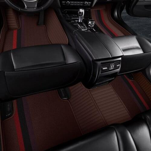 Car floor mats for hyundai tucson kona coupe i40 santa fe h1 creta elantra solaris ix35 veloster getz ioniq accessories