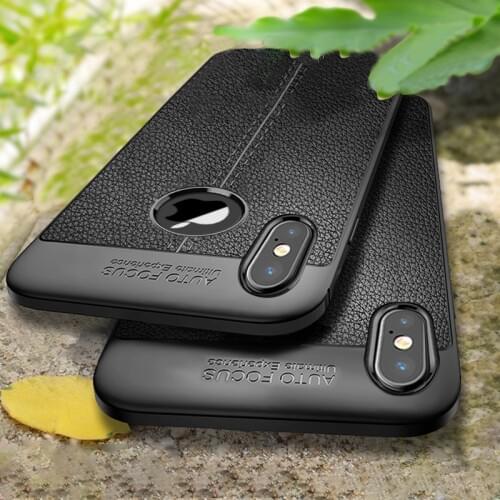 Leather Case For iphone XS XR X MAX SE Cases Cover Luxury Silicone Bumper Phone Case on For iPhone 7 8 6 6S Plus Coque Cover