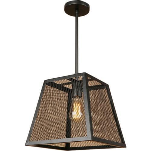 Loft Style Edison Industrial Vintage Droplight Iron Net LED Pendant Light Fixtures Retro Hanging Lamp Home Lighting Decoration
