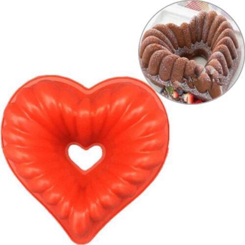 Love Heart Shape Cake Mold Silicone Freezing and Baking Pastry Molds Mousse Bread Mould Bakeware DIY