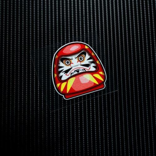 NO.LS046 Free shipping Japan Damon Cartoon Reflective Sticker 3M Car Stickers&Decals MOTO GP Bike Helmet Windshield ATV