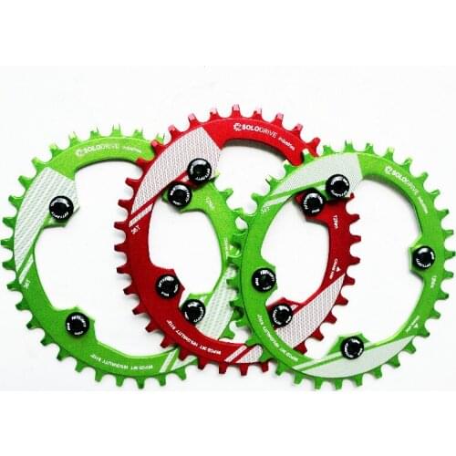 MTB Bike Oval Crankset Bicycle Chainwheel 96BCD Wide Narrow Chain Ring 32T/34T/36T Bicycle Parts For 8-10 Speed