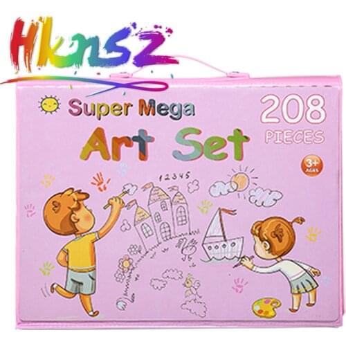 Childrens Gift Color Pen Set 208 Watercolor Pen Set Paint Board Painting Set Student Gifts drawing pencil set
