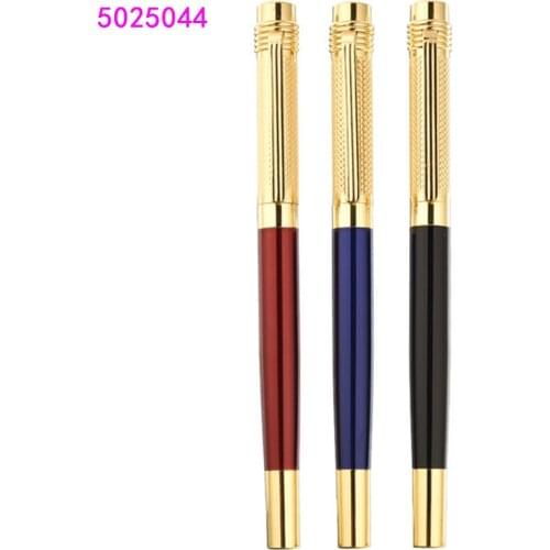 Luxury high quality 410 Golden Colour School student office Medium Nib Rollerball pen New