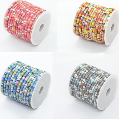 2meters 6mm Bohemia Fabric Cotton Cord Rope String with Glitter Golden Wire For Necklaces Bracelets DIY Jewelry Making Z938
