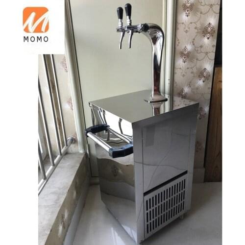 2 faucets beer cooler standard tower beer dispenser
