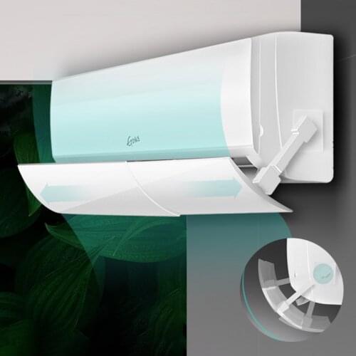 Wind Deflector Air Conditioning Universal Wind Deflector Cover Anti Direct Blowing Windshield Adjustable Air Conditioner Cover