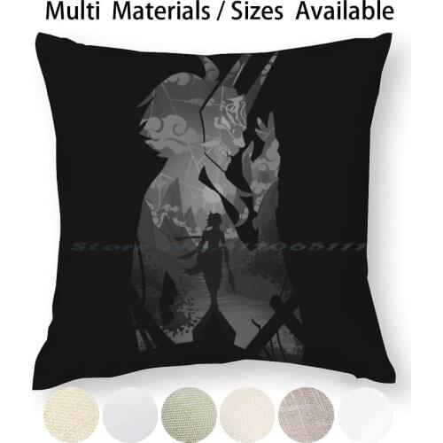 Xiao Genshin Impact Pillow Case Throw Pillow Cover Cotton Linen Flax Mihoyo Genshin Impact Game Diluc Genshinimpact Genshin