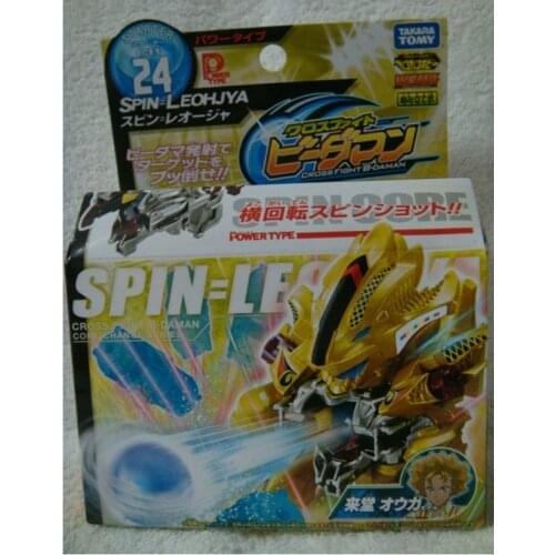 2012 TAKARA TOMY WBMA Cross Fight B- DAMAN CB-24 Spin Leohjya Assembly Model Toy Super B-DAMAN Action Figure Toys Collection