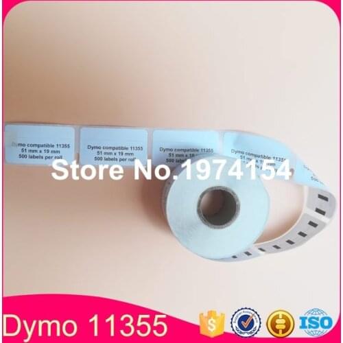 35 x Rolls Dymo Compatible Labels 11355 dymo 1355 Multi Purpose Labels Label Writer Turbo SLP 51mm x 19mm Thermal paper