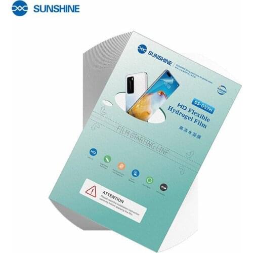 50pcs SS-057H Sunshine HD Flexible Hydrogel Film For SS-890C Cutting Machine With Times Code Mobile Phone Screen Protection