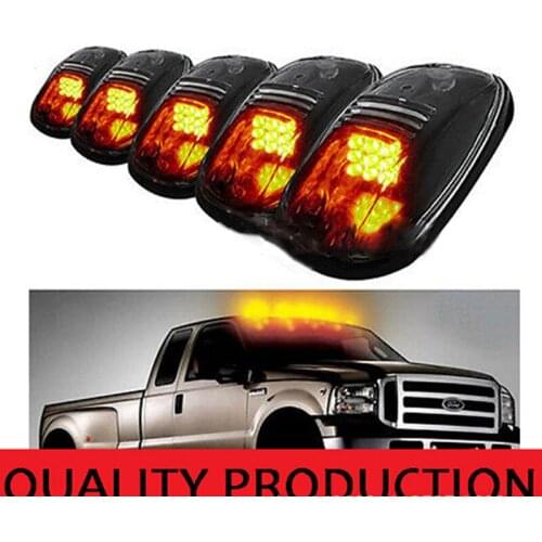 5x 12Led Fumigation Cab Roof Sign Running Gap Amber Warm Light Roof Cab Sign Light Roof Driving Light