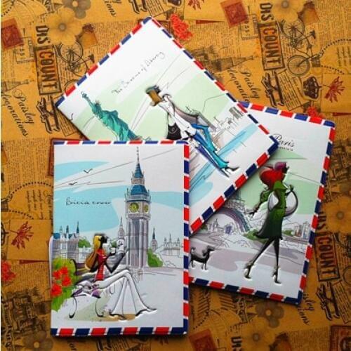 6 style for choose Passport Cover,Card Bag,Miss Love Travel PVC Credit Card Holder,Business Card Holder size 9.6*14cm