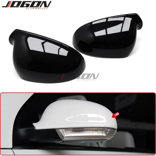 Accessories Black Rear View Mirror Cover For Jetta MK5 GOLF 5 GTI R32 GOLF PLUS Passat B6 Replace Car styling