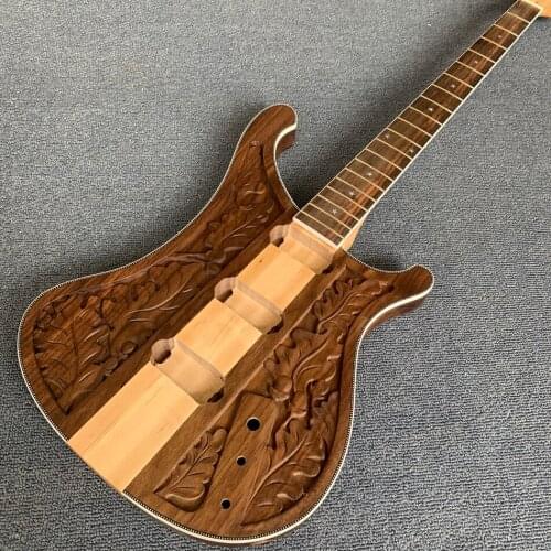 Free delivery, rosewood fingerboard Electric guitar, 4-string electric bass guitar,Partially Prepared Products