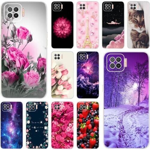 Phone Case For OPPO F17 Pro Case OPPO A93 A73 Cover Soft Silicone Back Cover Coque For OPPO Reno4 Lite SE F 17 F17Pro Funda Capa