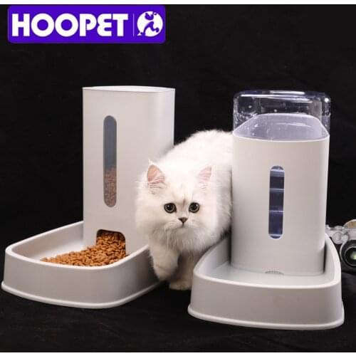 HOOPET Cat Bowl Dog Water Feeder Bowl Cat Kitten Drinking Fountain Food Dish Pet Bowl Goods