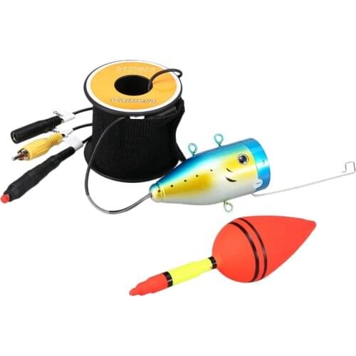1200Tvl Underwater Fishing Camera 24 Leds Night Vision Waterproof Fish Shape Boat Ice With 15M Cable