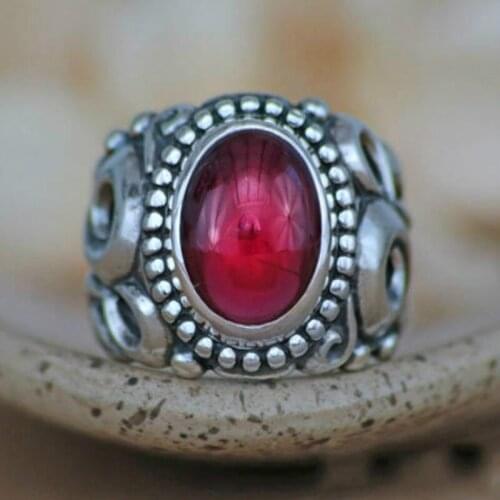 Luxury Women Oval Cut Hot Pink Zircon Rings for Wedding Engagement Promise Bridal Ring Set Jewelry