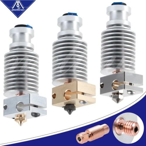 Mellow All Metal NF V6-Crazy Voron Bimetal Heat Break J-head Hotend Bowden Extruder For E3d V6 Hotend 3D Printer Parts