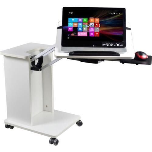 Multifunctional Moving Laptop Desk Arm Rotating Lift Sofa Bedside Notebook Stand Lazy Computer table