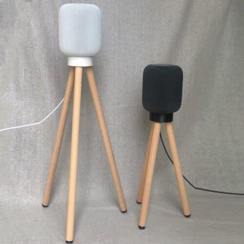 Suitable for Apple HomePod Smart Speaker Base HomePod Accessories Fixed Height Speaker Solid Wood Floor Stand-40CM