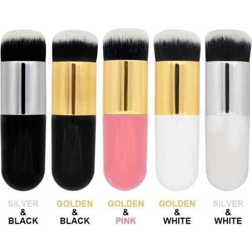 Professional Chubby Pier Foundation Brush 5Color Contour Powder Brush highlighter makeup Brushes Make-up Brush