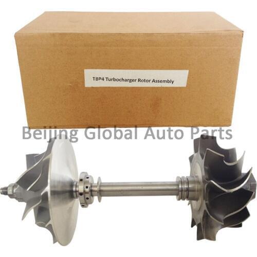 TBP4 Turbocharger Rotor Assembly TBP4 Turbo Balanced Turbine Wheel Shaft and Compressor Wheel