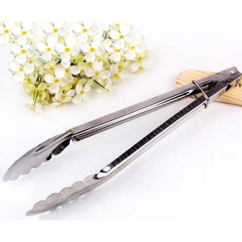 Barbecue bbq tongs grill accessories mangal churrasco stainless steel food tong kitchen buffet cooking tool
