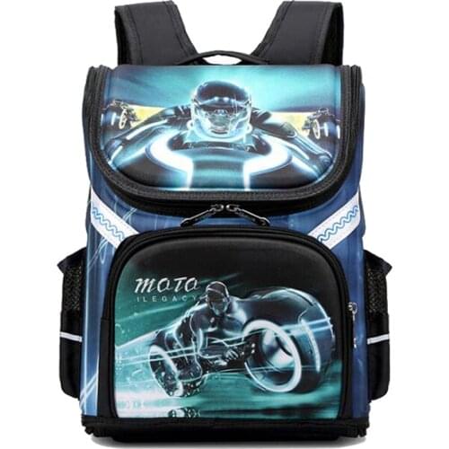 2019 Cartoon 3D Car printing Boy school bag Children waterproof Backpack Teenager Schoolbags Kids Student Backpack 1-3 grade