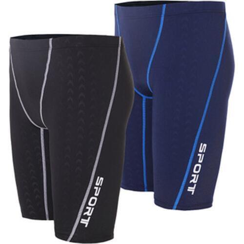 Water Repellent Shark Skin Jammer Swimsuit Mens Competitive Racing Sport Swimming Shorts Swim Brief Trunks Boxers Men Swimwear