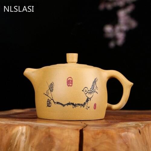 Large capacity 280ml Yixing teapot Purple Clay Tea pot Chinese Authentic handmade Tea set oolong tea kettle customized gifts