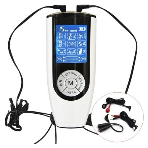 USB Charging Dual Output Strongest Electric Shock Host Accessories Electro Shock DIY Power Box Adult Toys Sex Product For Couple