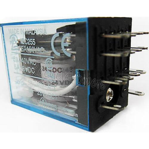 5 MY4NJ DC 24V 14PIN Power Relay Coil 4PDT 5A HH54P-L J MY4N MY4