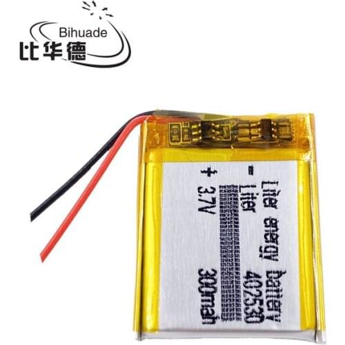5pcs [SD] 3.7V,300mAH,[402530] Polymer lithium ion / Li-ion battery for TOY,POWER BANK,GPS,mp3,mp4,cell phone,speaker